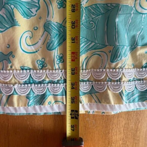 Lilly Pulitzer White Label Size 12  South Ocean Blvd Dress Strapless  EUC - Picture 6 of 7